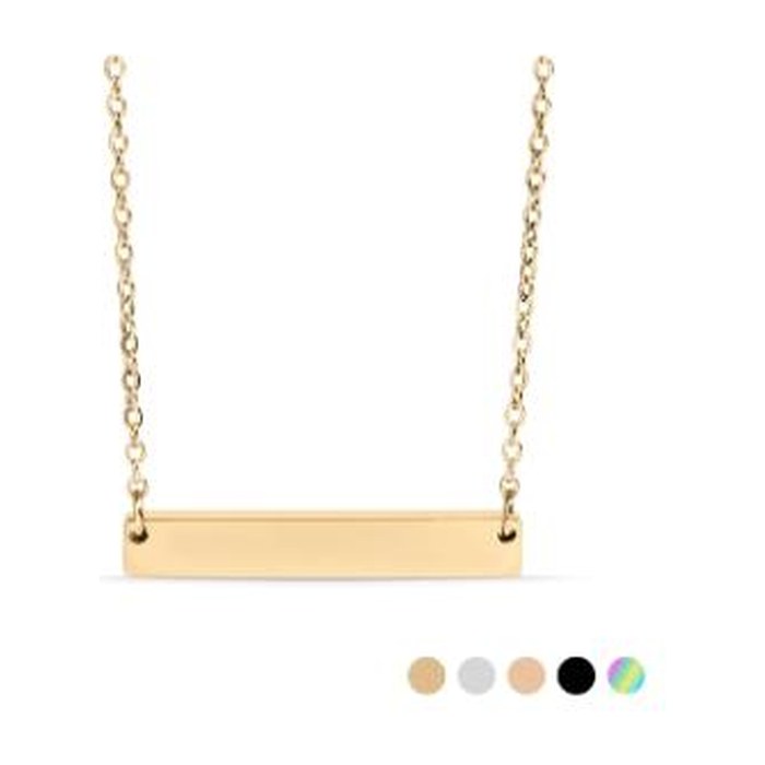 Personalized Bar Necklace