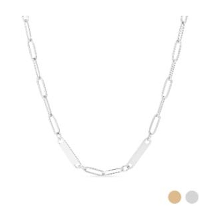Personalized Double Bar Necklace