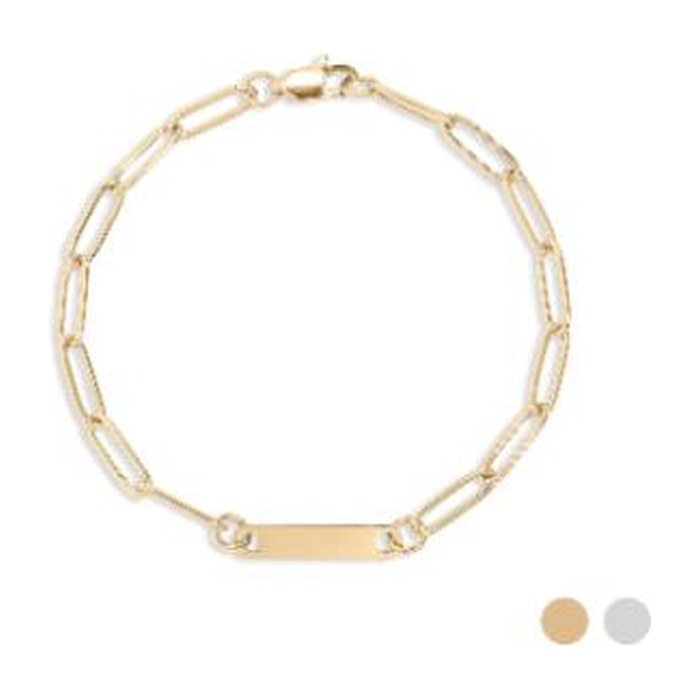 Personalized Paperclip Bracelet